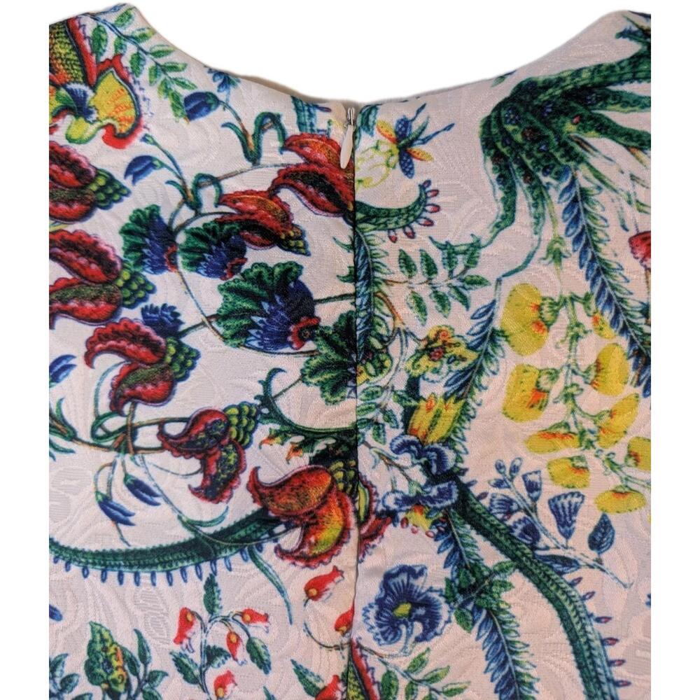 Girls Jacadi‎ Paris Size 19a Floral Print Dress Zip Back Lined Nwot $268 Retail - Picture 6 of 6